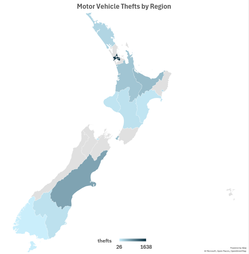 Motor Vehicle Theft Analysis Project